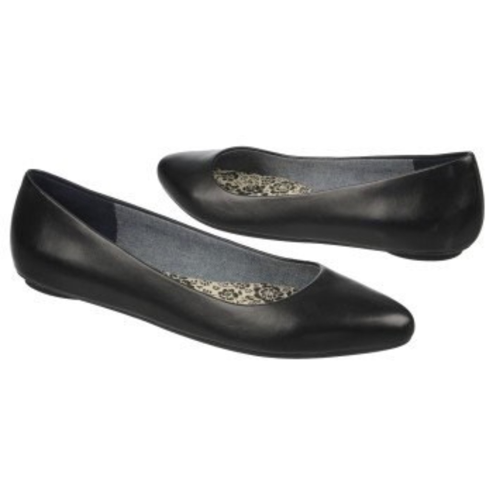 Dr Scholl's Really Memory Foam Black Flats